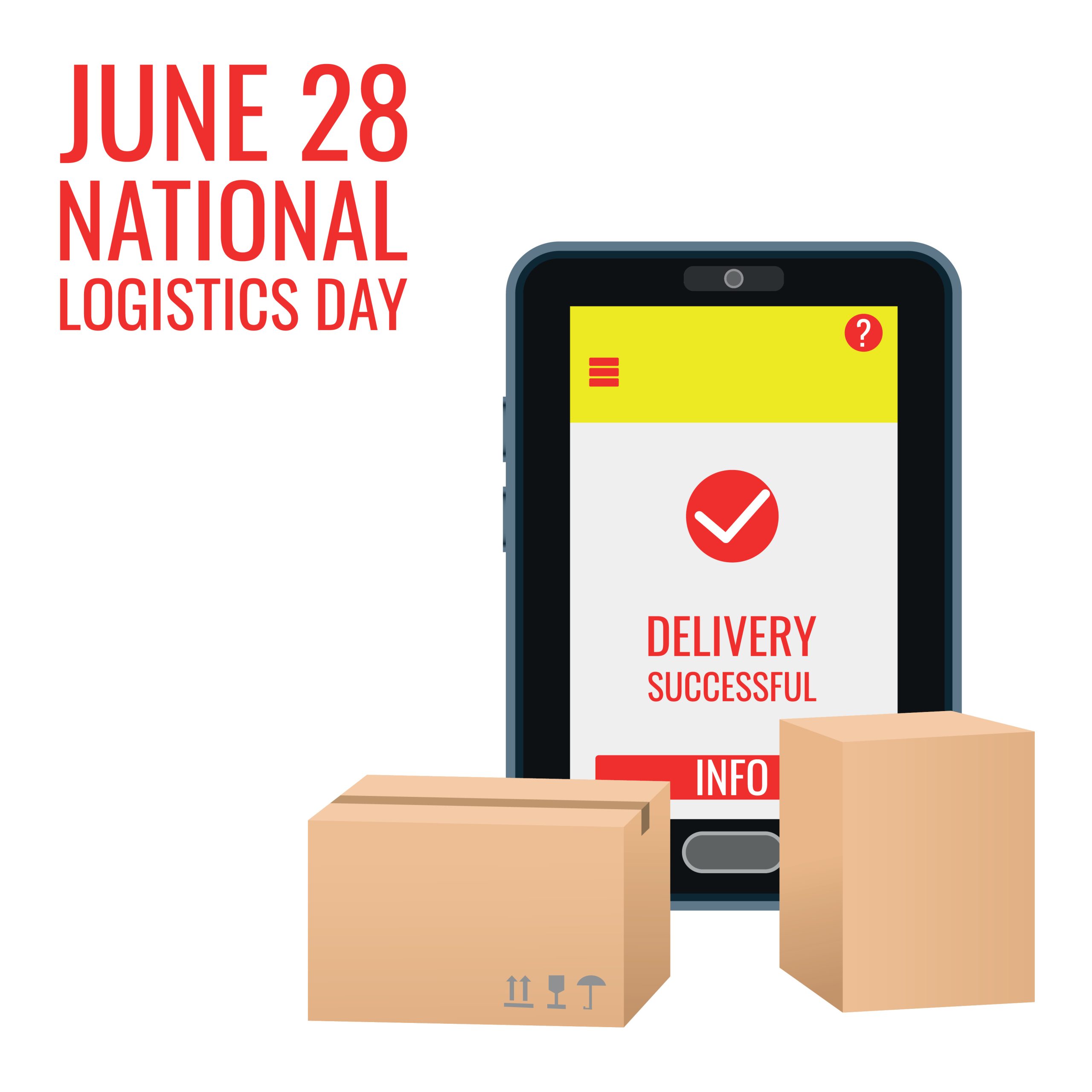 National Logistics Day on Tablet